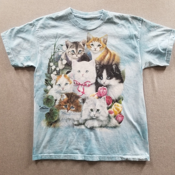 The Mountain Tops - VTG The Mountain cat tee shirt